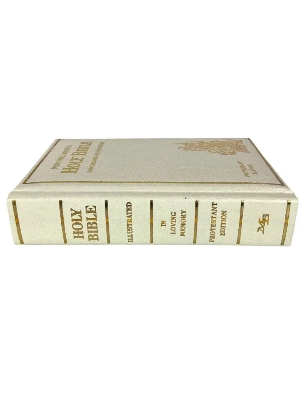 Holy Bible Memorial Edition Protestant Concordance Index 1976 With Wood Box